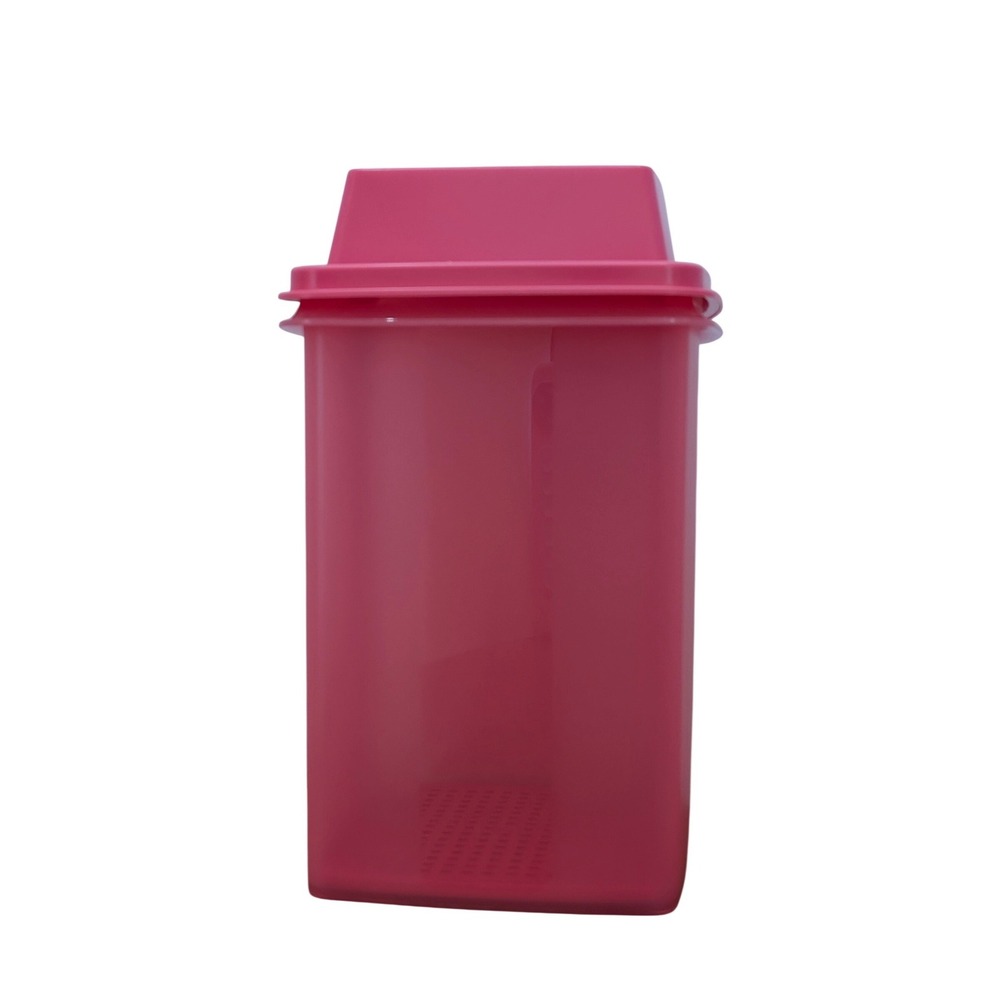 Tupperware Pick-A-Deli Pickle Jalapeno Keeper Pink Set 1562-3 Strainer Lid